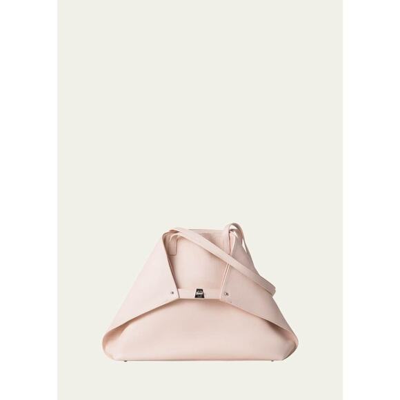 AKRIS Handbags - AKRIS Ai Medium Baby Pink and Beige Convertible Shoulder Tote Bag